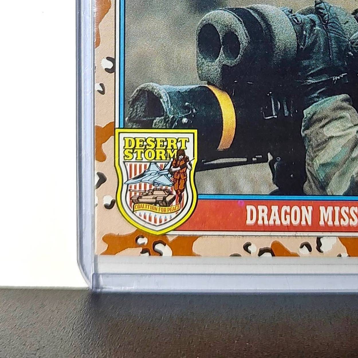 Dragon Missile Launcher 1991 Topps Desert Storm #105 Card