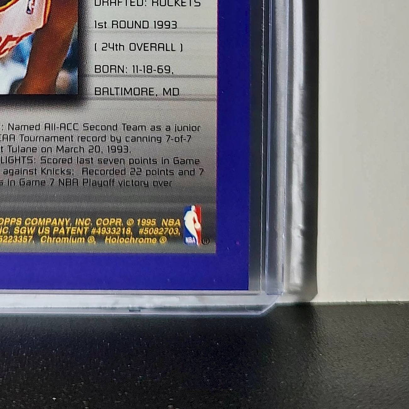 Sam Cassell 1994-95 Topps Finest #209 Collegiate Best
