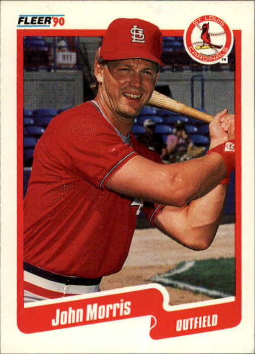 1990 John Morris Fleer Baseball Card #254