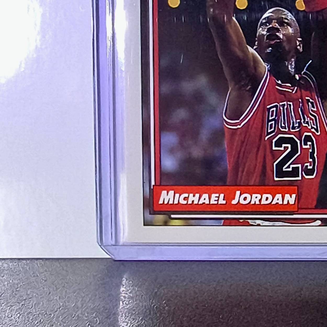 1992-93 Michael Jordan Topps 50 Point Club #205 Basketball Card Chicago Bulls
