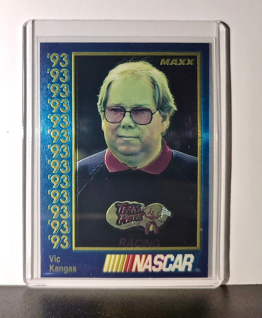 Vic Kangas 1993 Maxx Premier Plus Racing #164 NASCAR Card NEMCO Motorsports