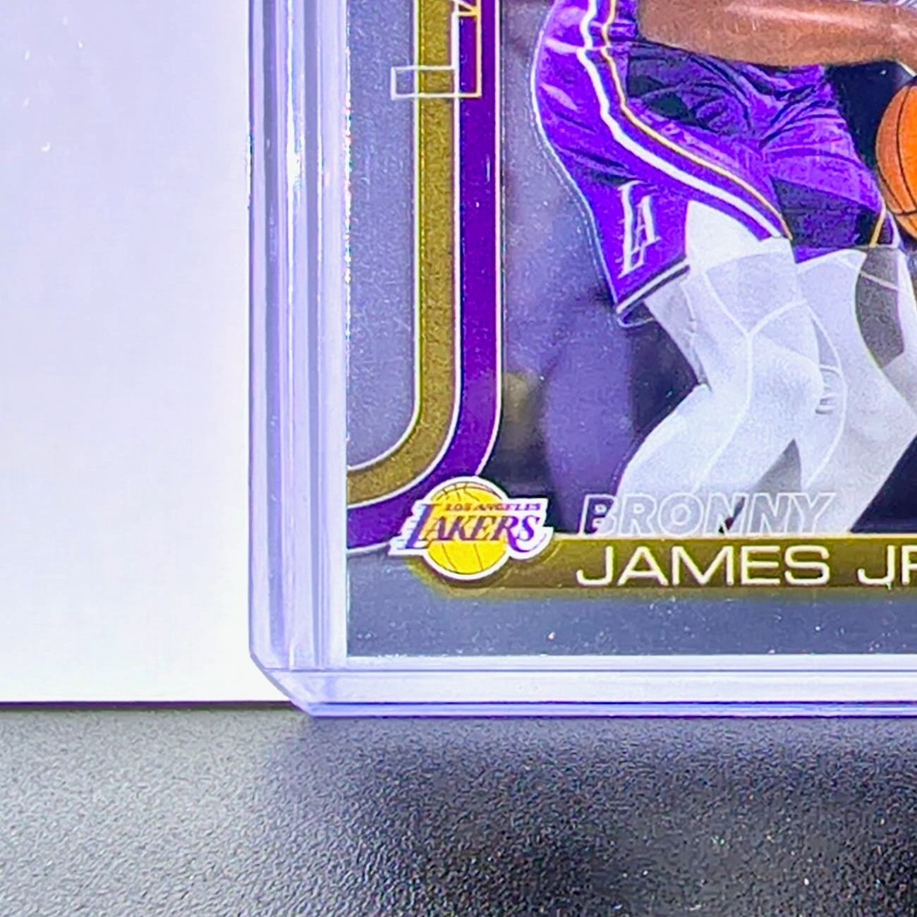 Bronny James Jr. 2025-26 NBA Topps Chrome Update #103 Card Los Angeles Lakers