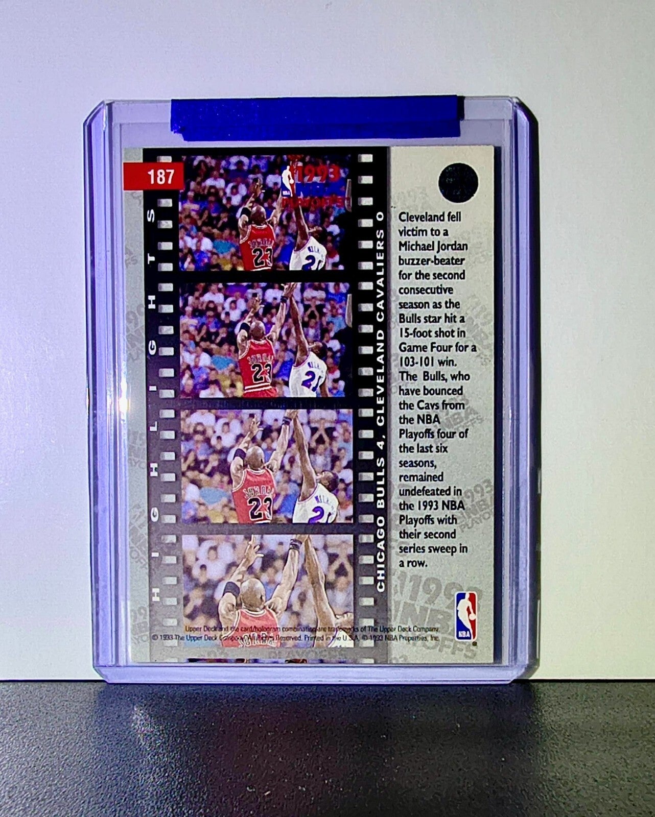 Michael Jordan 1993-94 Upper Deck #187 Basketball Card Chicago Bulls