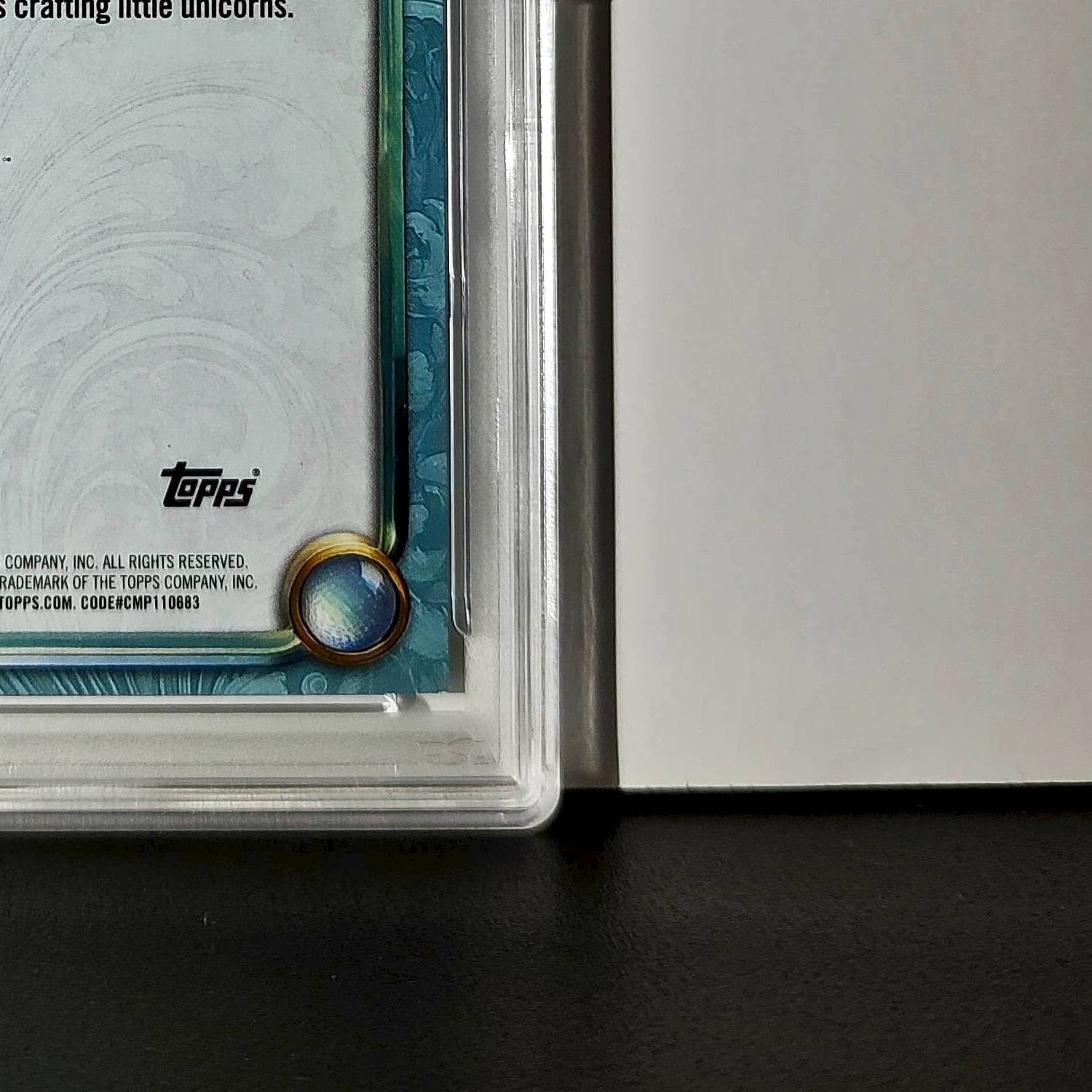 Vladimir 2025 Topps Disney Wonder #144 Diamond Card Tangled PSA 7