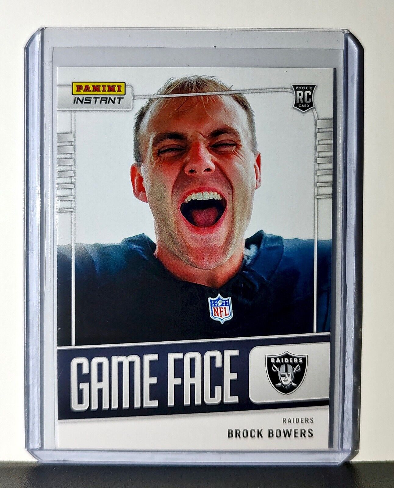 Brock Bowers 2024 Panini Game Face #31 NFL Rookie Card Las Vegas Raiders 1/331