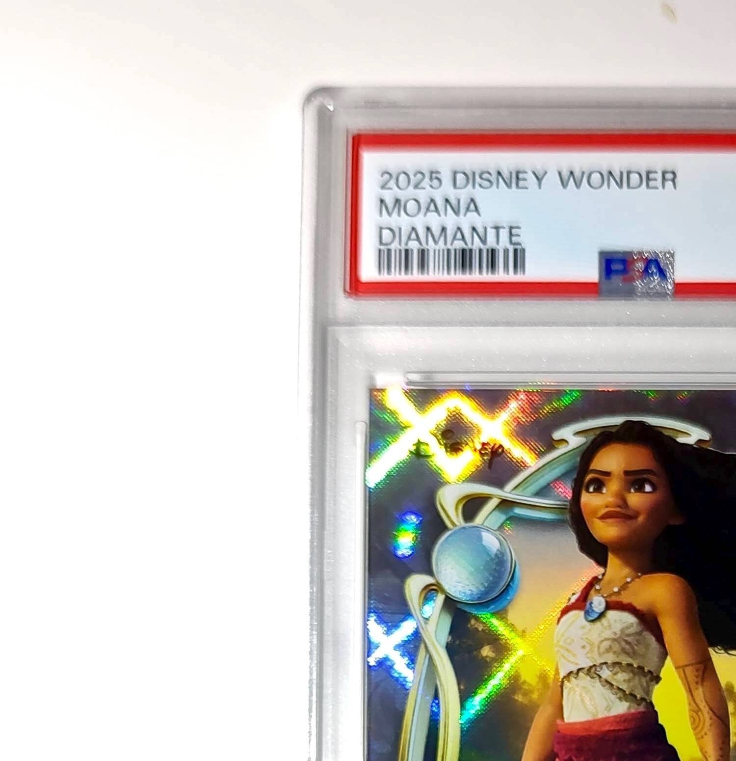 Moana 2025 Topps Disney Wonder #87 Winter Variant Card Moana PSA 9