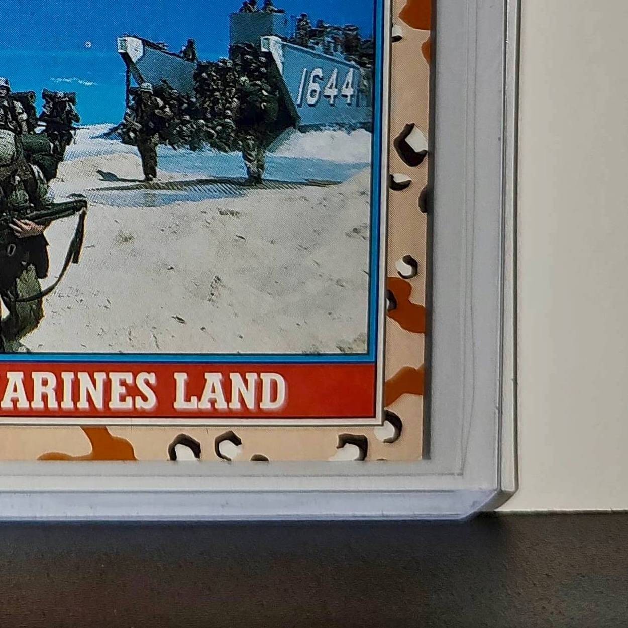 The Marines Land 1991 Topps Desert Storm #151 Card