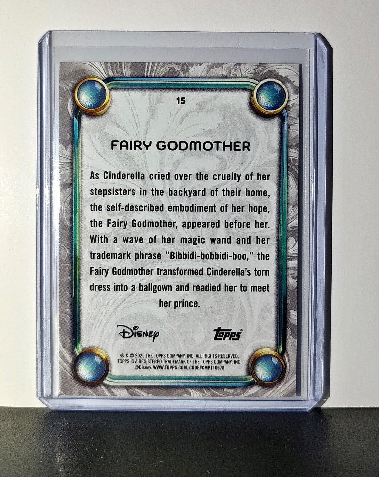 Fairy Godmother 2025 Topps Disney Wonder #15 Card Cinderella