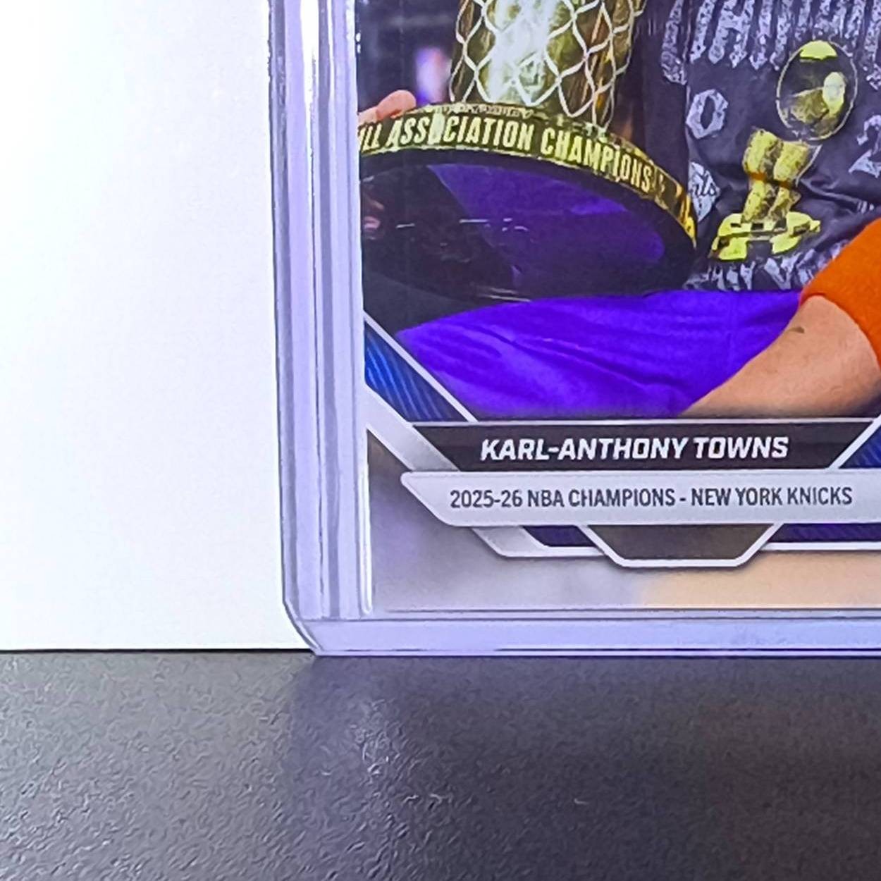 Karl-Anthony Towns 2026 Topps Now NBA Champions #C5-SP Card New York Knicks