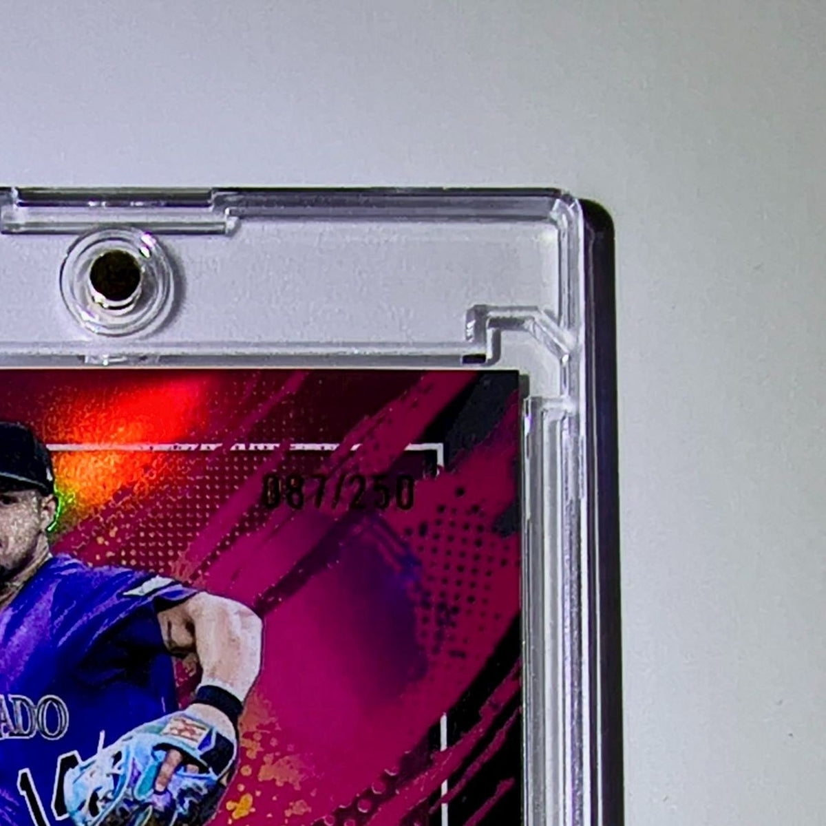 Ezequiel Tovar 2026 MLB Topps Finest #234 Rare Pink Refractor Rockies 087/250