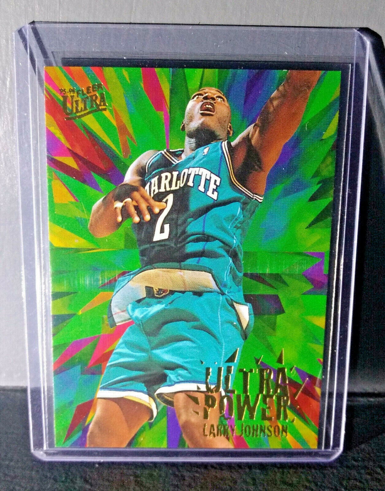 1995-96 Fleer Larry Johnson Ultra Ultra Power #3 Basketball Card