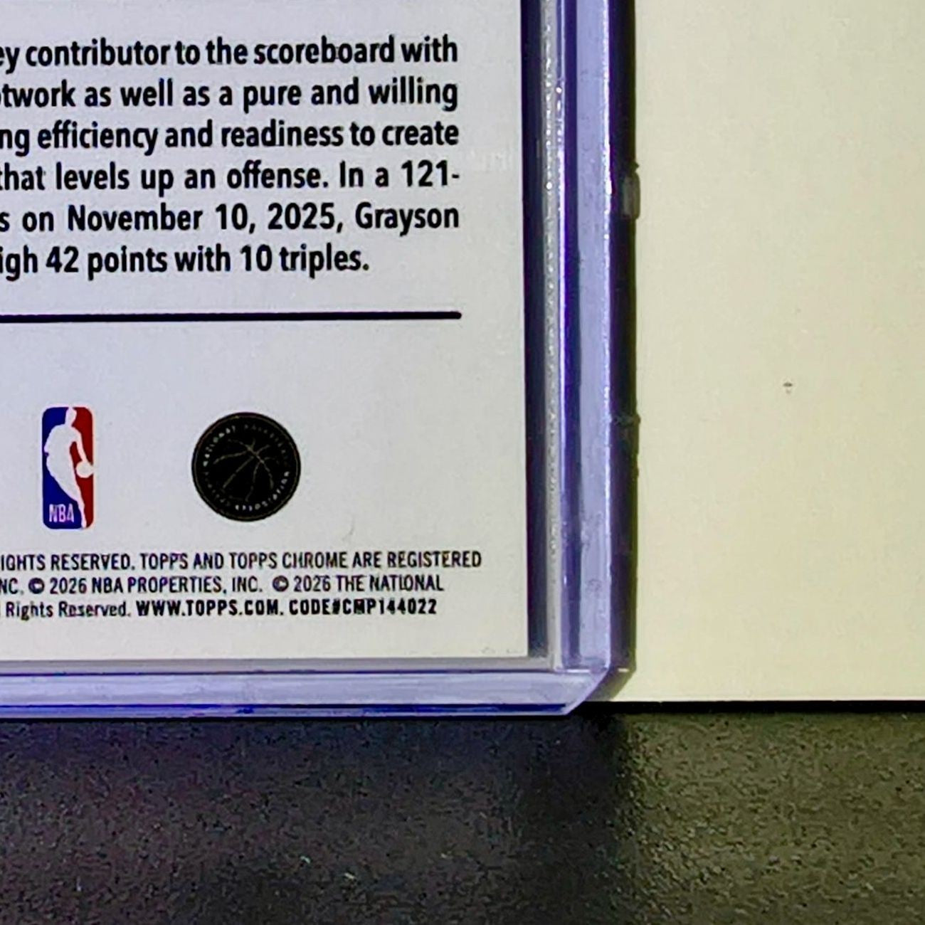 Grayson Allen 2025-26 NBA Topps Chrome Update Refractor #95 Card Phoenix Suns