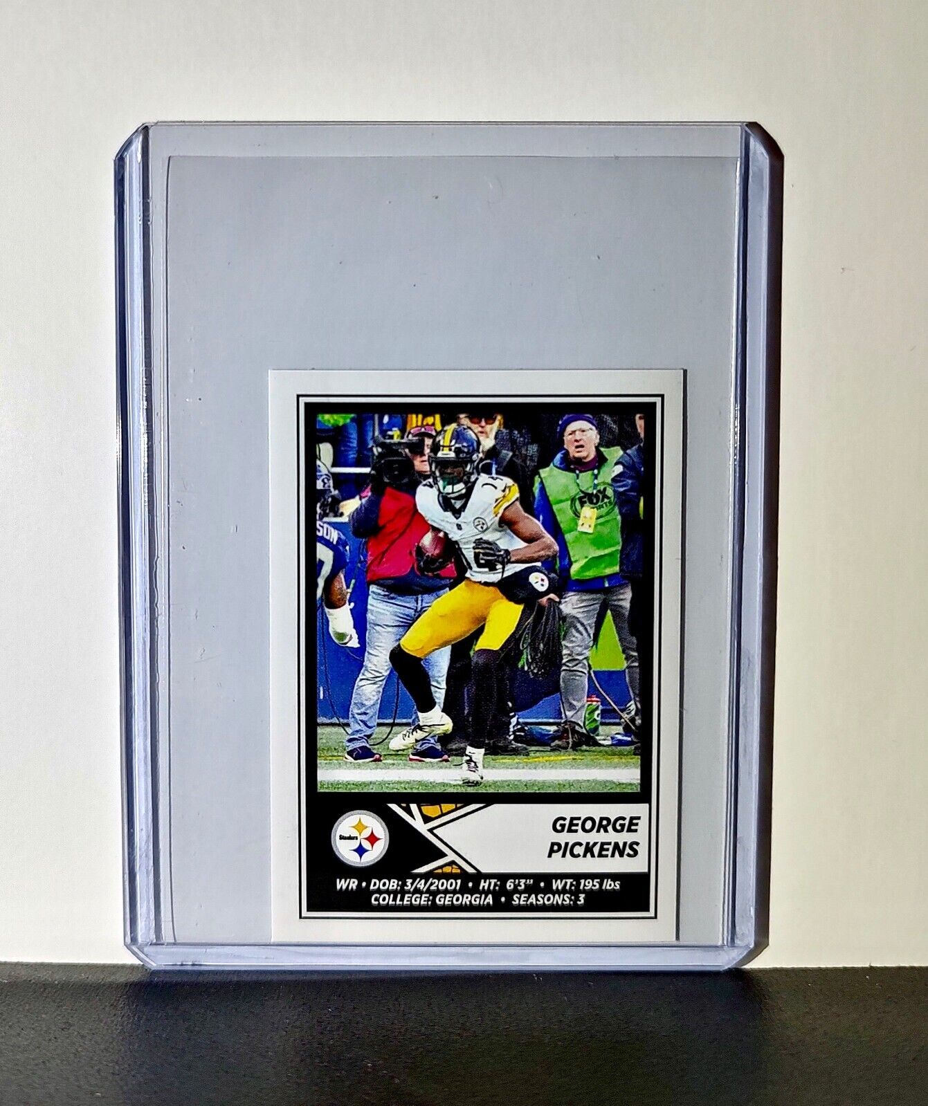 George Pickens 2024 Panini NFL Sticker #158 Pittsburgh Steelers