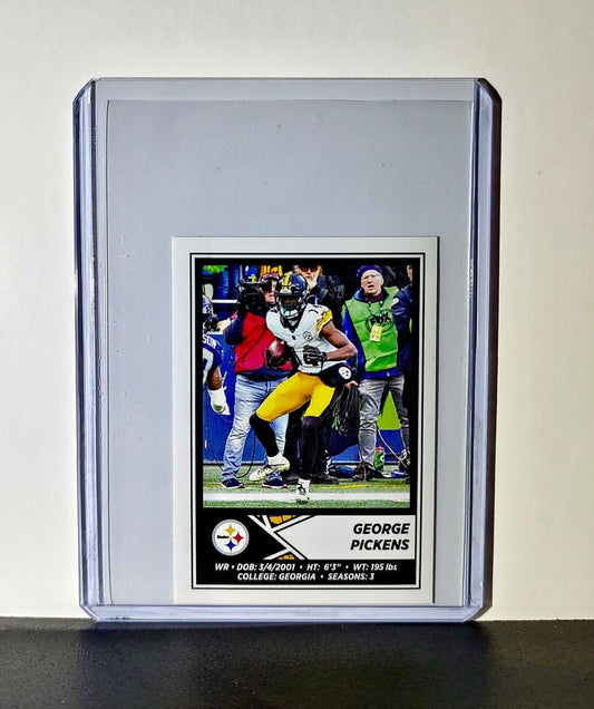 George Pickens 2024 Panini NFL Sticker #158 Pittsburgh Steelers