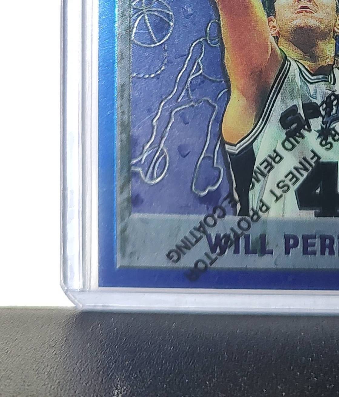 Will Perdue 1995-96 Topps Finest NBA #185 Card San Antonio Spurs