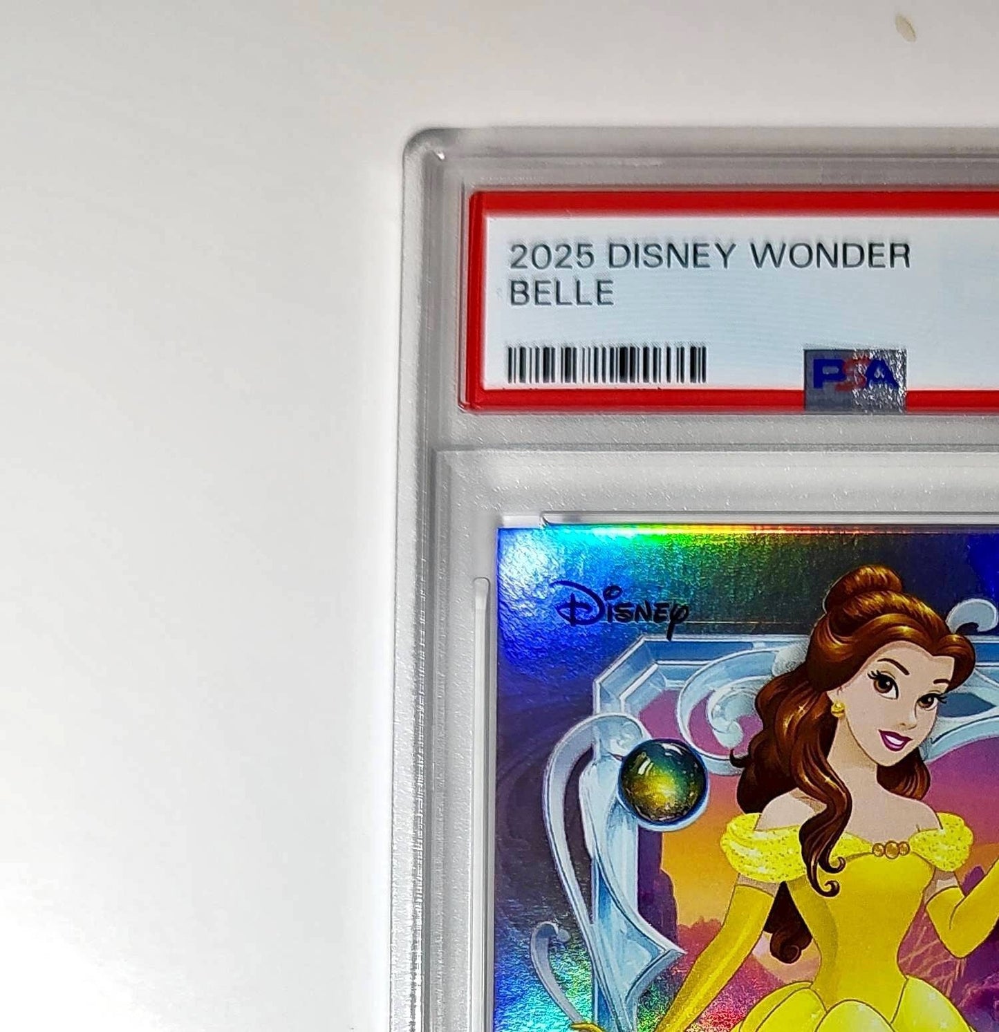 Belle 2025 Topps Disney Cartoon Princess #155 Card Beauty and the Beast PSA 9