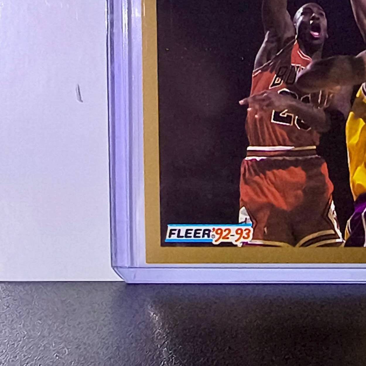 Michael Jordan 1992-93 Fleer #32 Basketball Card Chicago Bulls