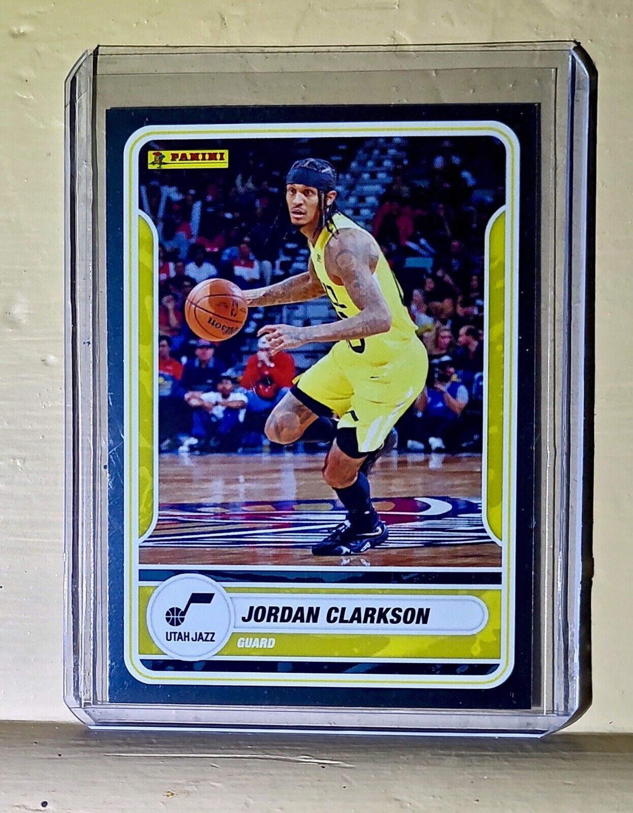 Jordan Clarkson 2023-24 Panini NBA Basketball #35 Silver Foil Card Utah Jazz