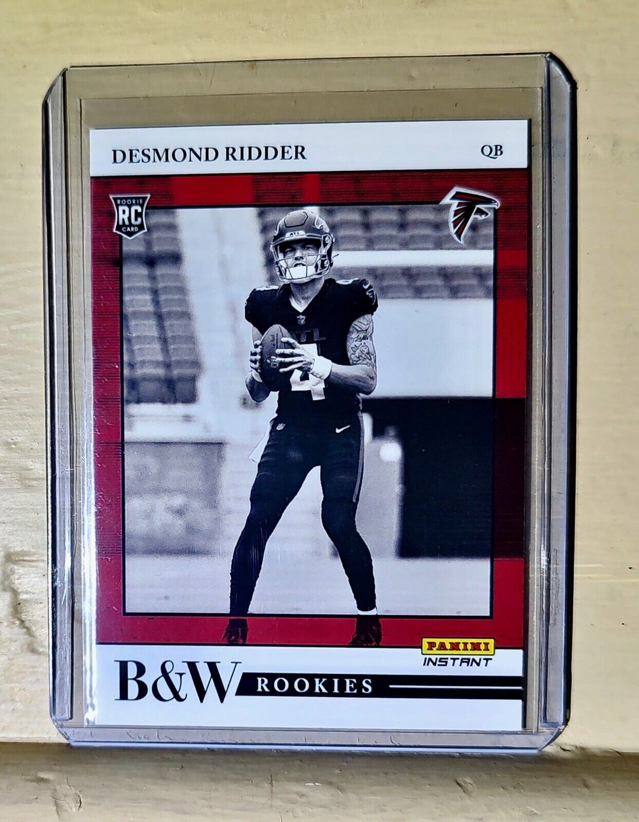 Desmond Ridder 2022 Panini NFL Black & White Rookies #24 Football Card 1 of 649