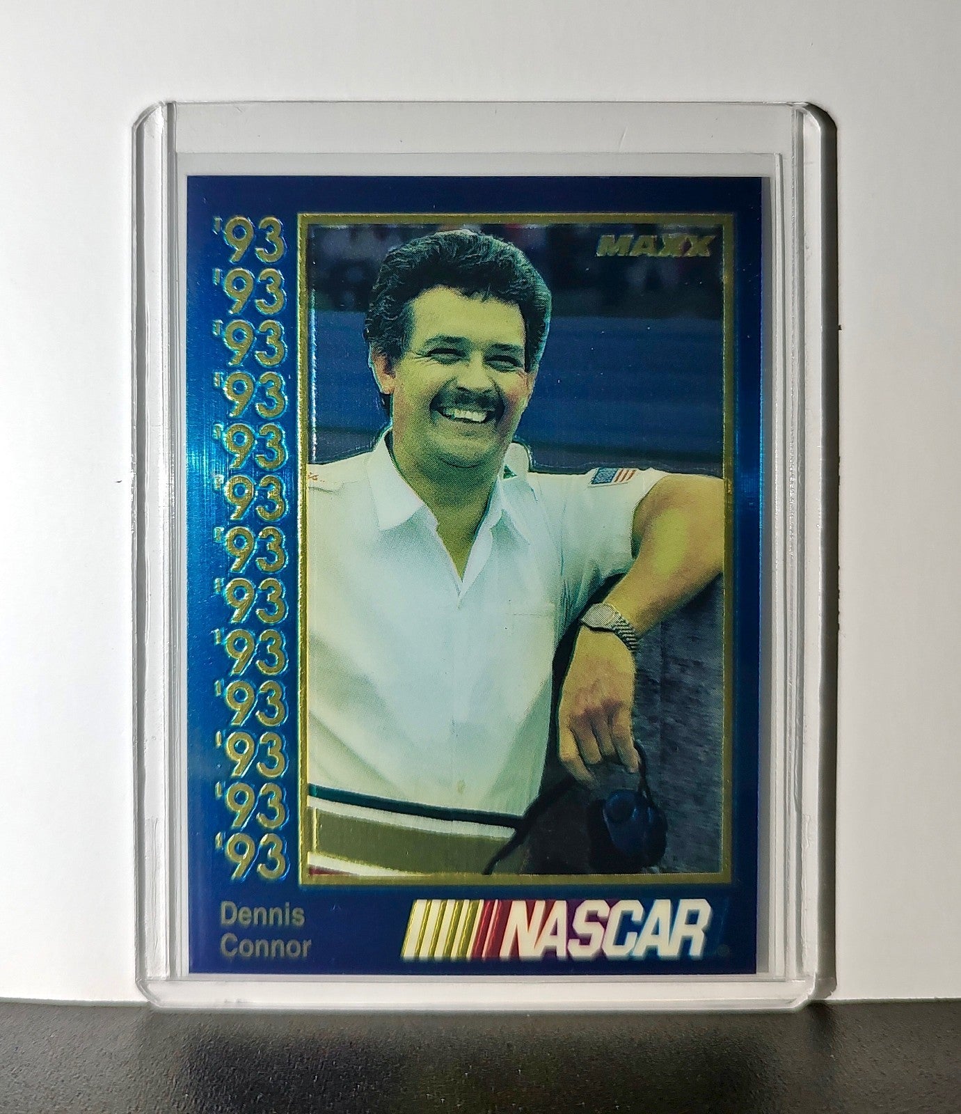 Dennis Connor 1993 Maxx Premier Plus Racing #160 NASCAR Card Aroneck Racing