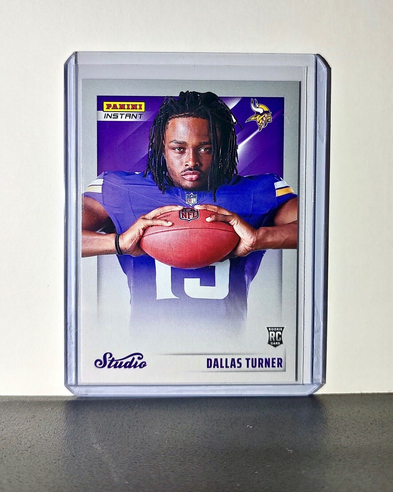 Dallas Turner 2024 Panini NFL Studio Rookies #7 Card Minnesota Vikings 1/1672
