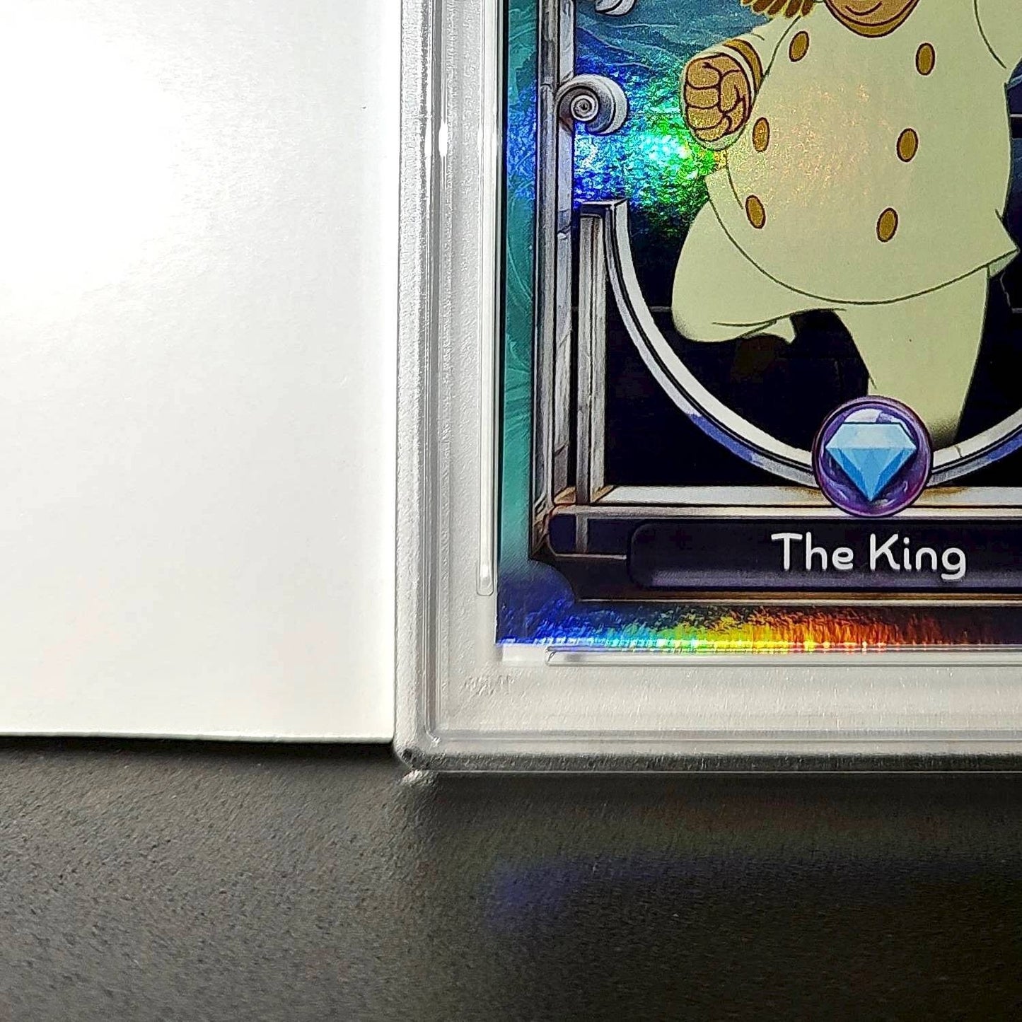 The King 2025 Topps Disney Wonder #112 Diamond Card Cinderella PSA 9