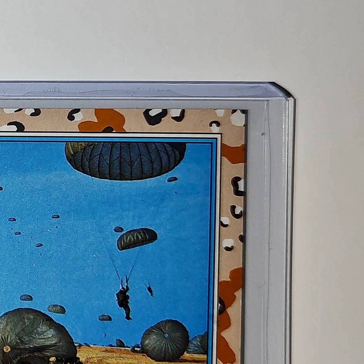 Paratroopers Land 1991 Topps Desert Storm #162 Card
