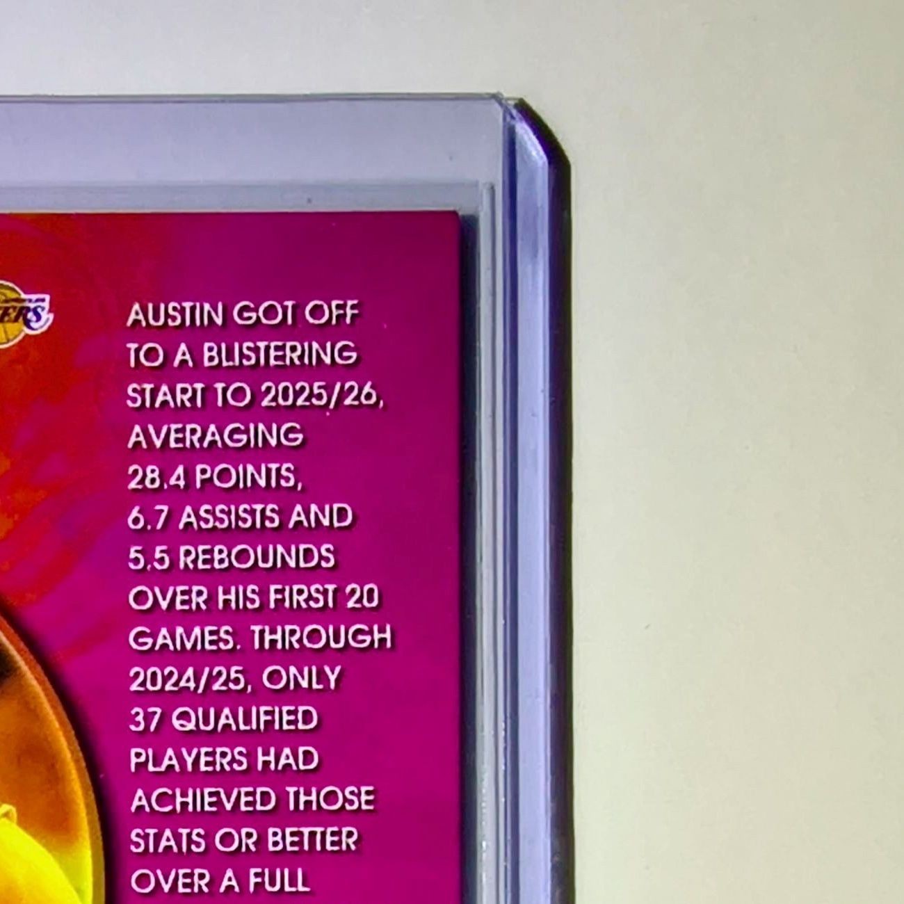 Austin Reaves 2025-26 NBA Topps Chrome Update Fortune 15 #F15-14 Card
