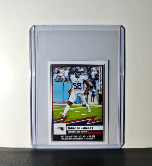 Harold Landry 2025 Panini NFL #81 Sticker New England Patriots
