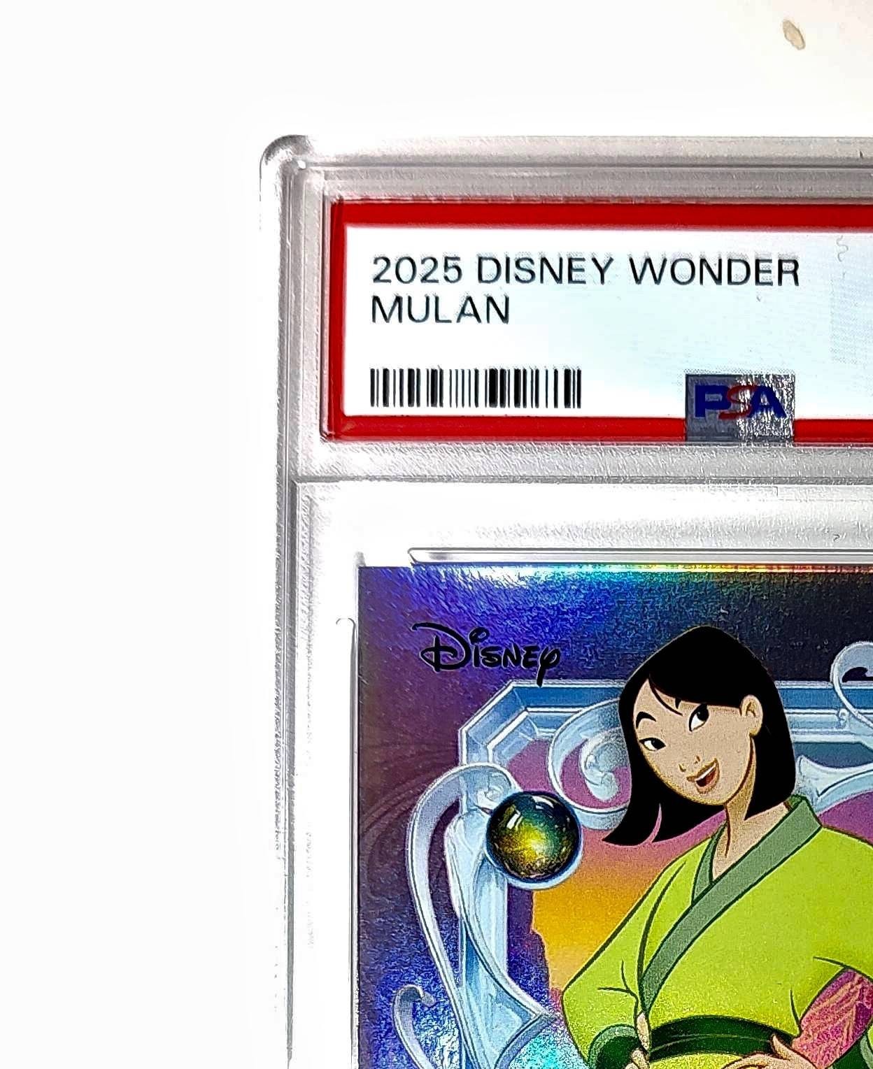 Mulan 2025 Topps Disney Cartoon Princess #158 Card Mulan PSA 10