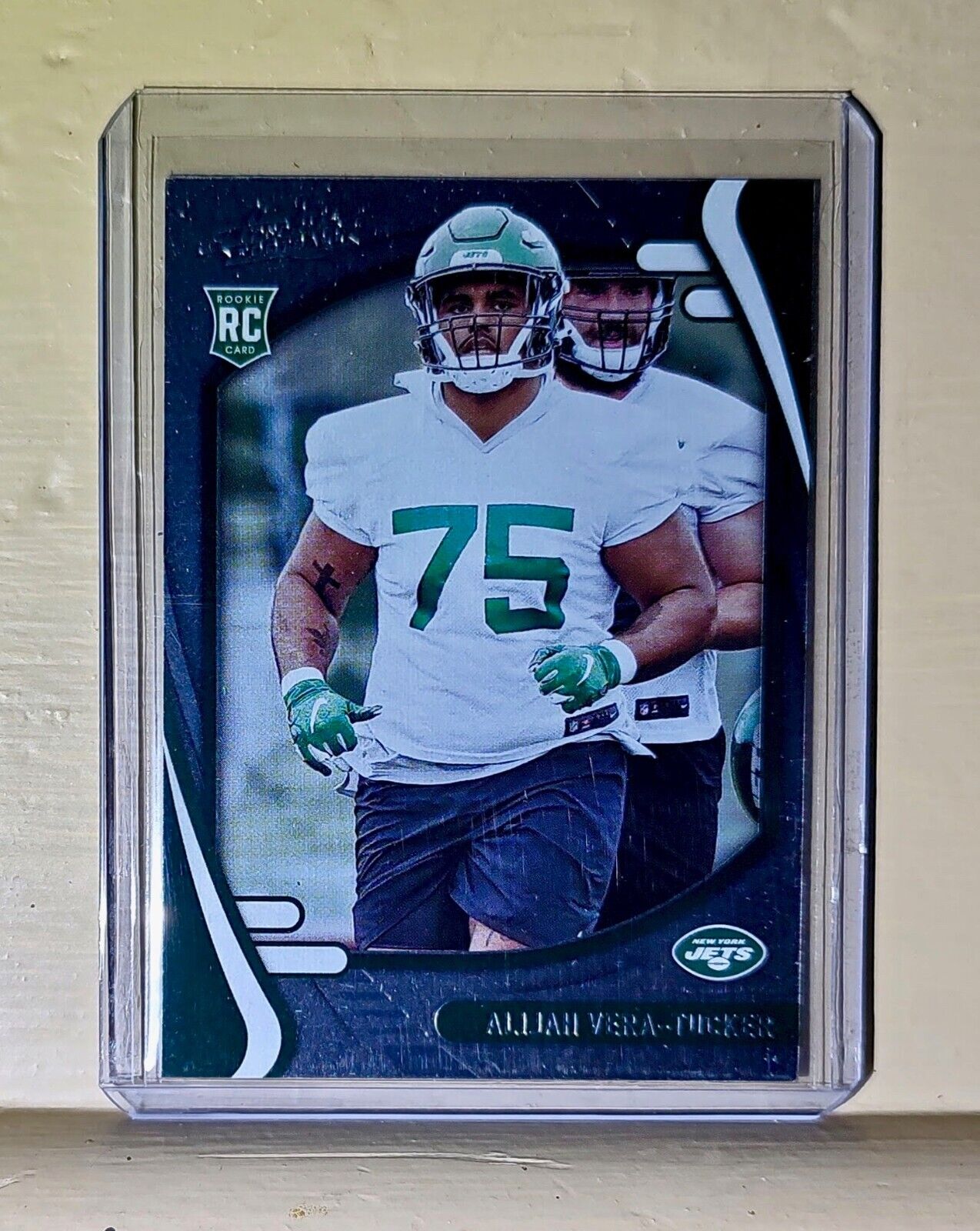 Alijah Vera-Tucker 2021 Panini NFL Absolute Football #199 Rookie Card Jets