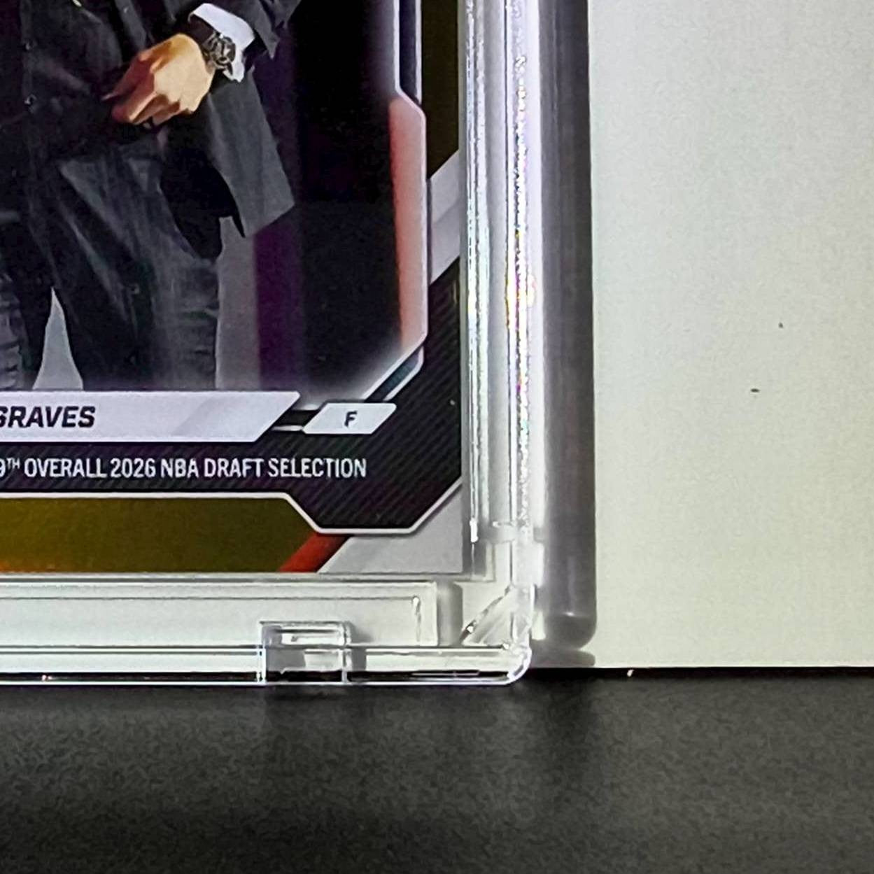 Allen Graves Rookie 2026-27 Topps NBA Draft #AGRA Gold Foil 13/50 Card Raptors