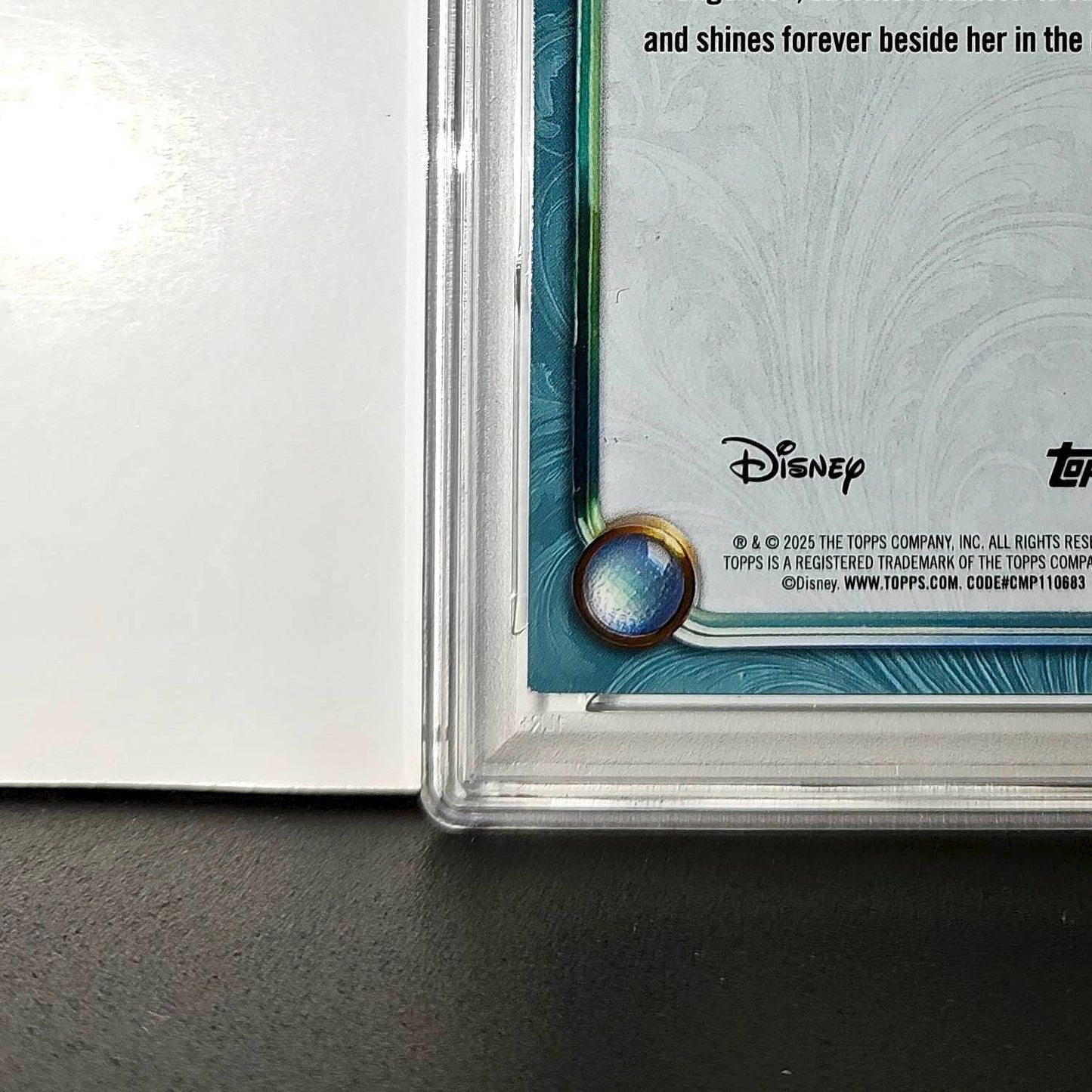 Ray 2025 Topps Disney Wonder #141 Diamond Card The Princess and the Frog PSA 9