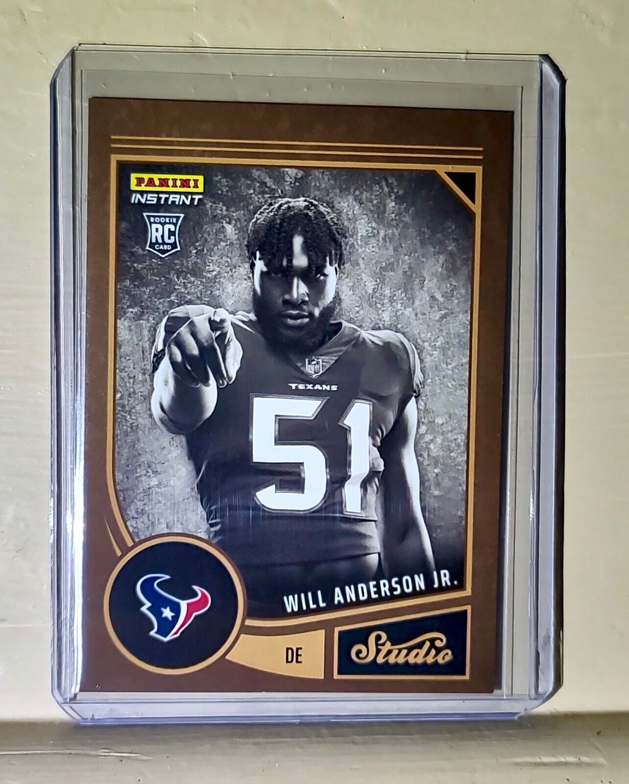 Will Anderson Jr. 2023 Panini NFL Studio Rookies #29 Rookie Card 1/370