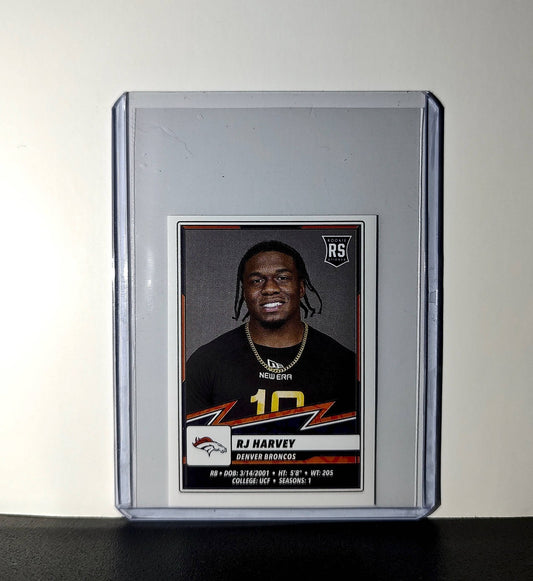 R.J. Harvey Rookie 2025 Panini NFL #234 Sticker Denver Broncos
