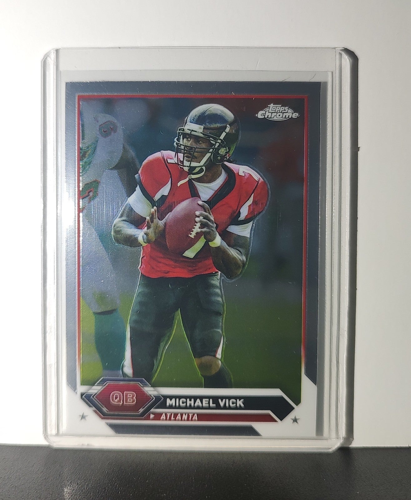 Michael Vick 2023 Topps Chrome NFL #50 Card Atlanta Falcons