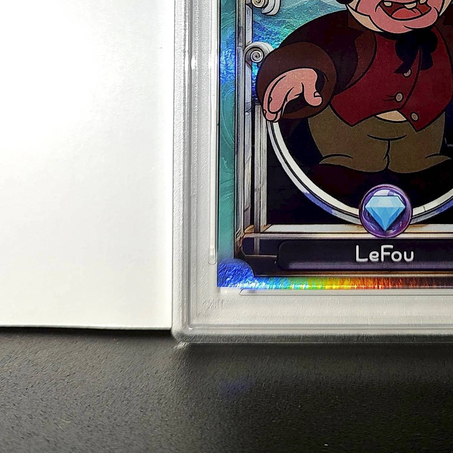 LeFou 2025 Topps Disney Wonder #127 Diamond Card Beauty and the Beast PSA 6