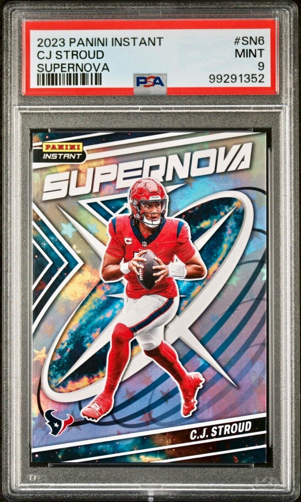 C.J. Stroud 2023 Panini Supernova NFL #SN-6 Football Card Graded PSA 9 Mint