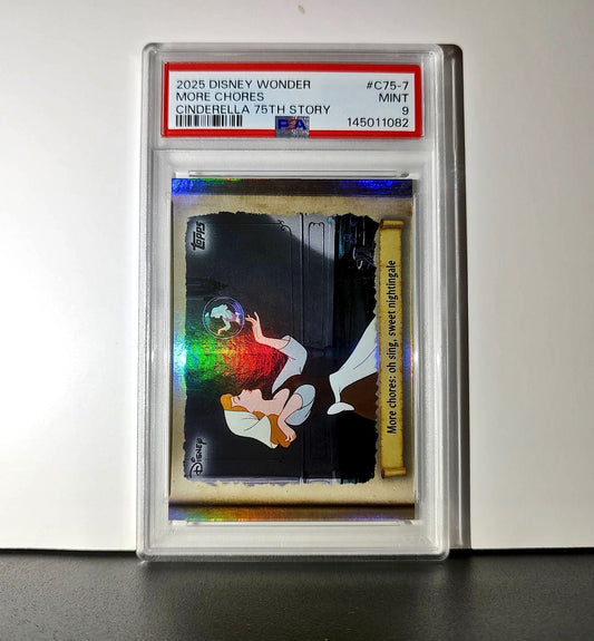 More chores: oh sing, sweet nightingale 2025 Topps Disney #C75-7 PSA 9