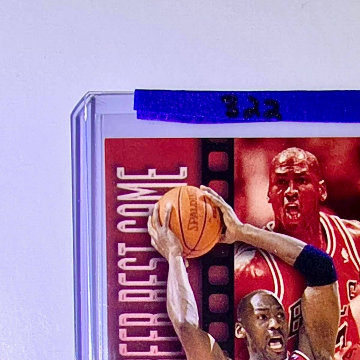 Michael Jordan 1996-97 NBA Hoops Career Best Game #335 Card Chicago Bulls