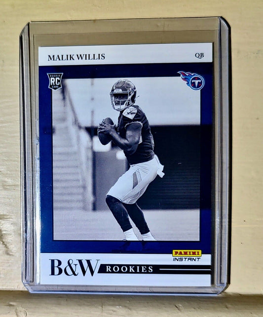 Malik Willis 2022 Panini NFL Black & White Rookies #25 Football Card 1 of 649