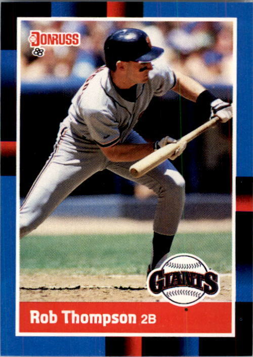 1988 Robby Thompson Donruss Baseball Card #268