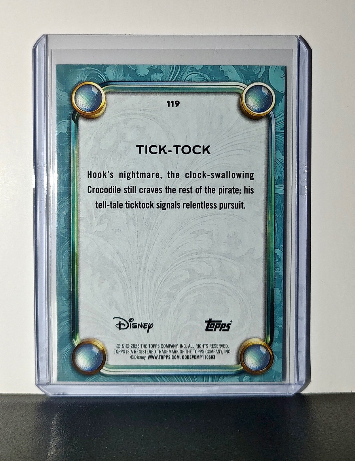 Tick-Tock 2025 Topps Disney Wonder #119 Diamond Card Peter Pan