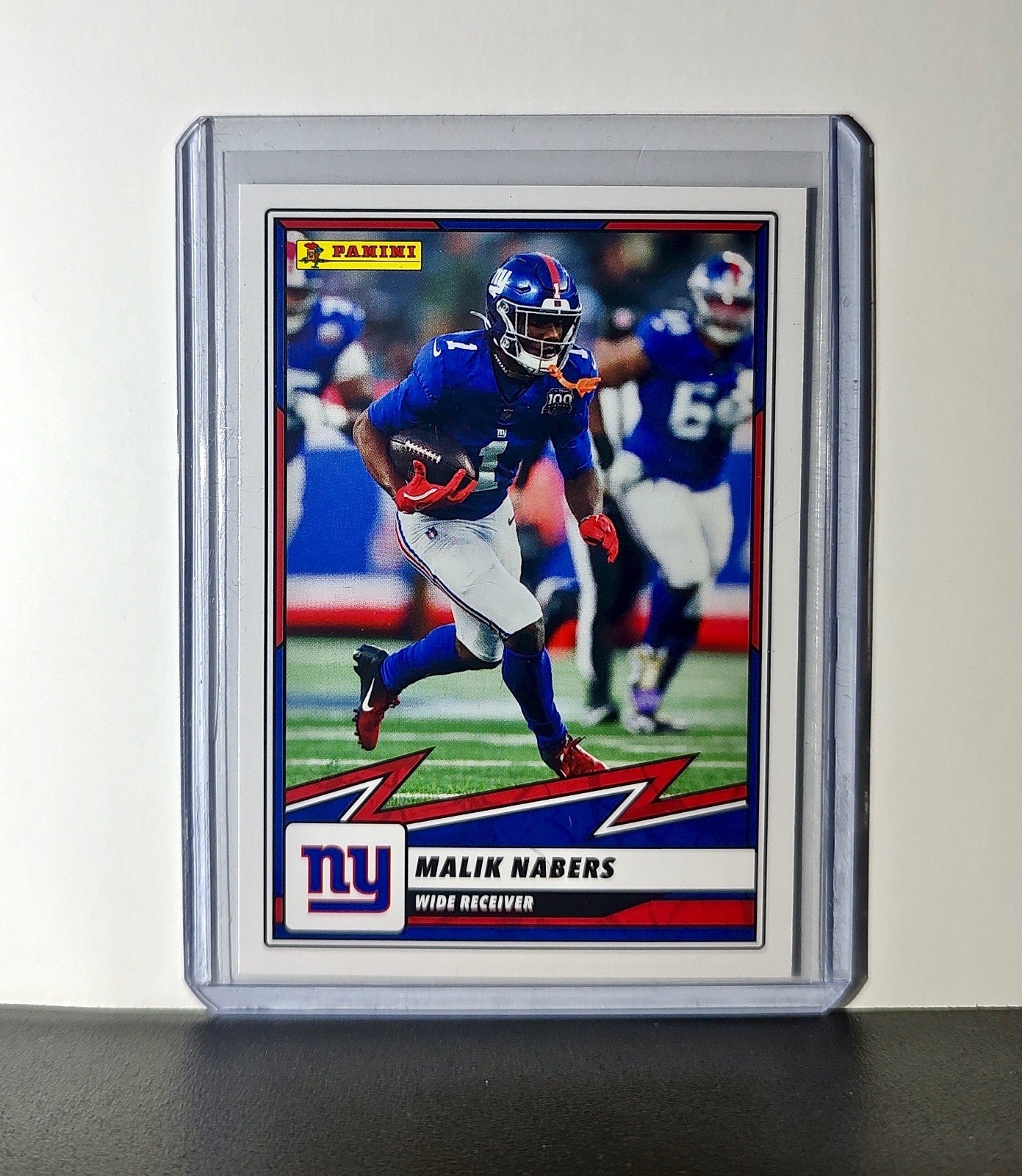 Malik Nabers 2025 Panini NFL #43 Sticker Card New York Giants