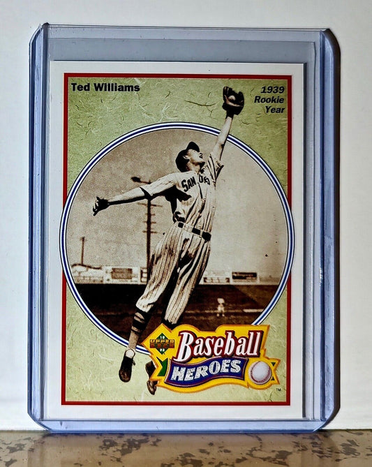 Ted Williams 1992 Upper Deck Baseball Heroes MLB #28 Card Boston Red Sox