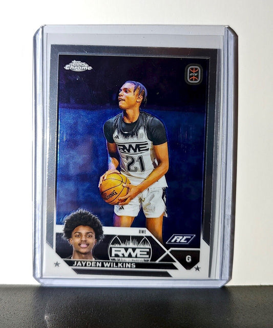 Jayden Wilkins Rookie Card 2023-24 Topps Chrome Overtime #91 RWE