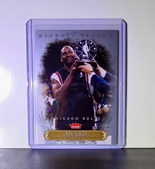 Michael Jordan 2007-08 Fleer Award Winners #AW18 Basketball Card Chicago Bulls