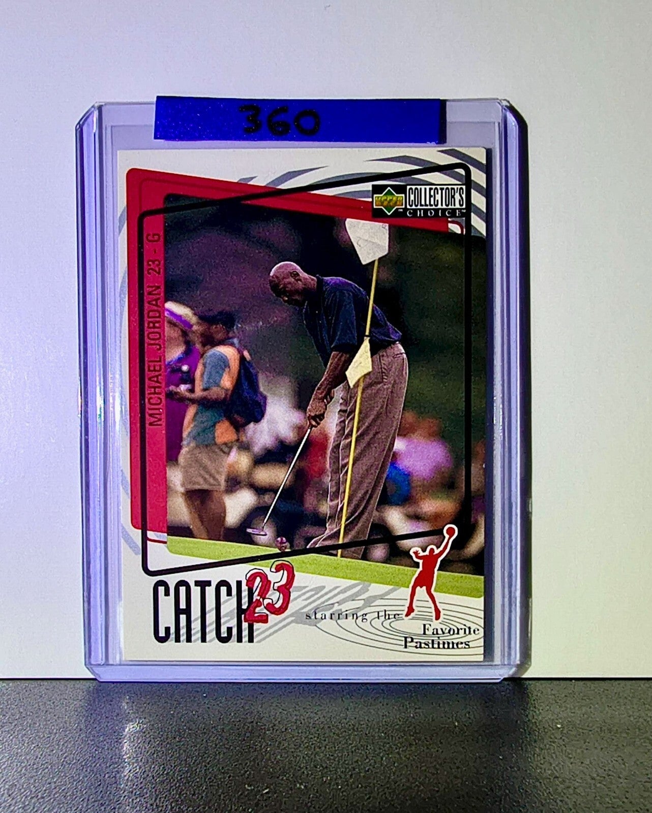 Michael Jordan 1997-98 Upper Deck Collector's Choice Catch 23 #188 Card Bulls