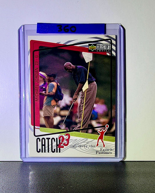 Michael Jordan 1997-98 Upper Deck Collector's Choice Catch 23 #188 Card Bulls