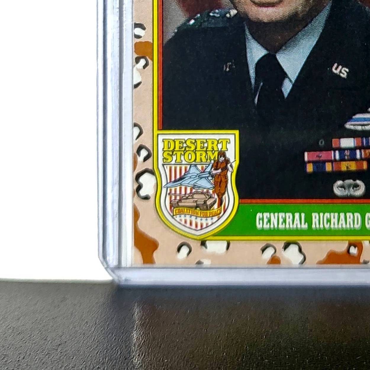 General Richard G. Graves 1991 Topps Desert Storm #5 Card